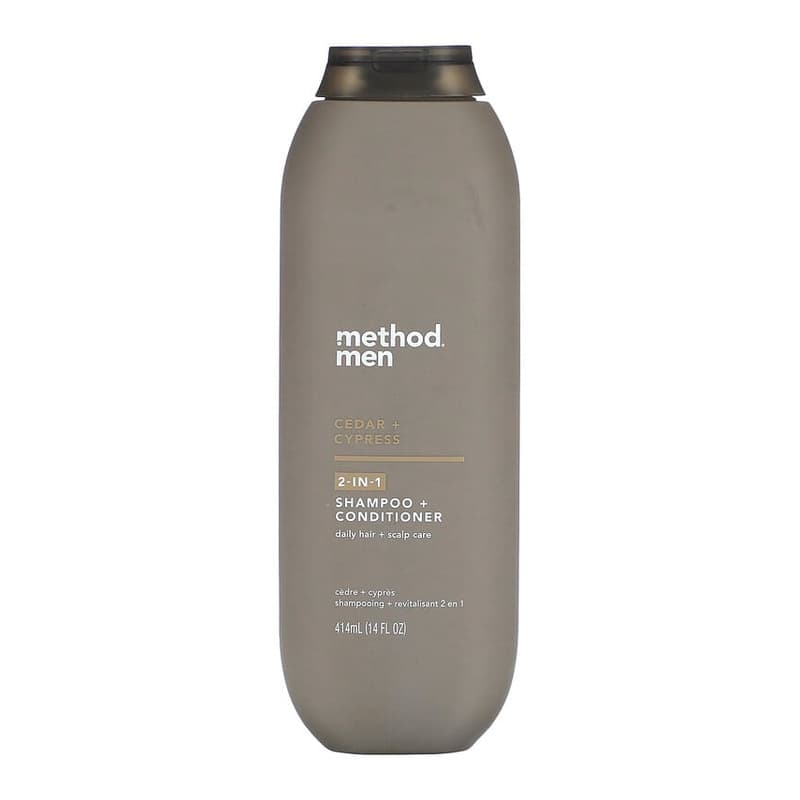 Men, 2-In-1 Shampoo + Conditioner, Cedar + Cypress