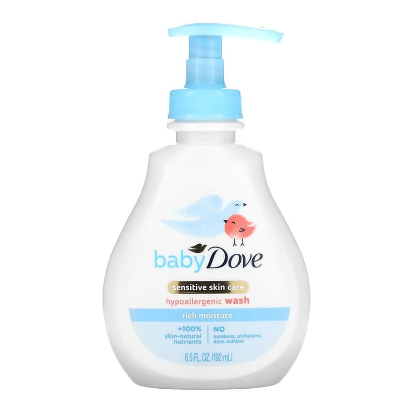 Baby, Sensitive Skin Care, Hypoallergenic Wash, Rich Moisture
