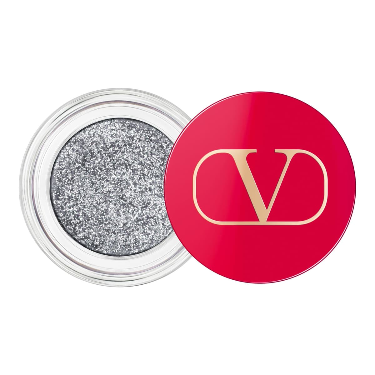 Dreamdust Glitter Cream Eyeshadow, #01 Silver Spark