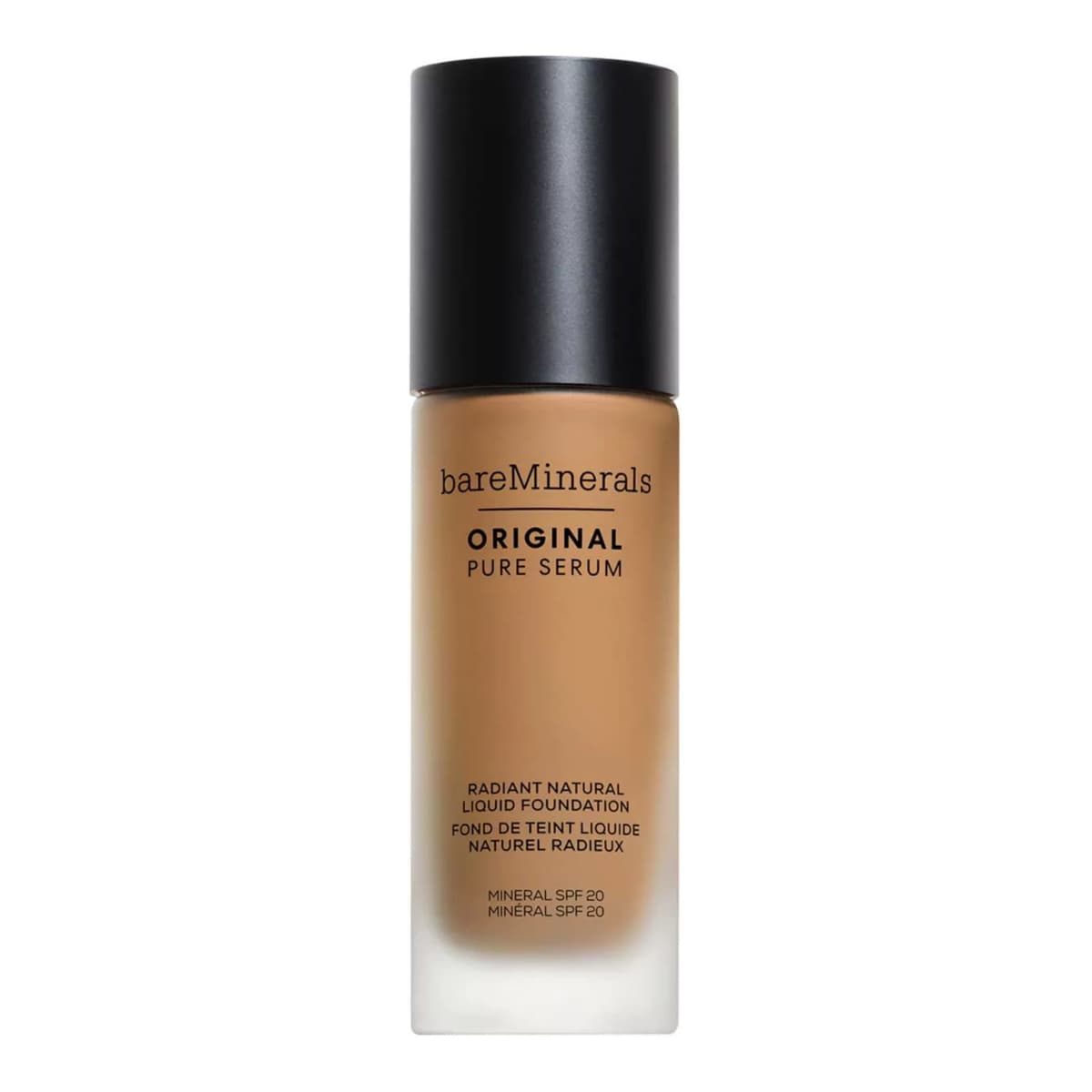 ORIGINAL Pure Serum Radiant Natural Liquid Foundation Mineral SPF 20, medium warm 3.5