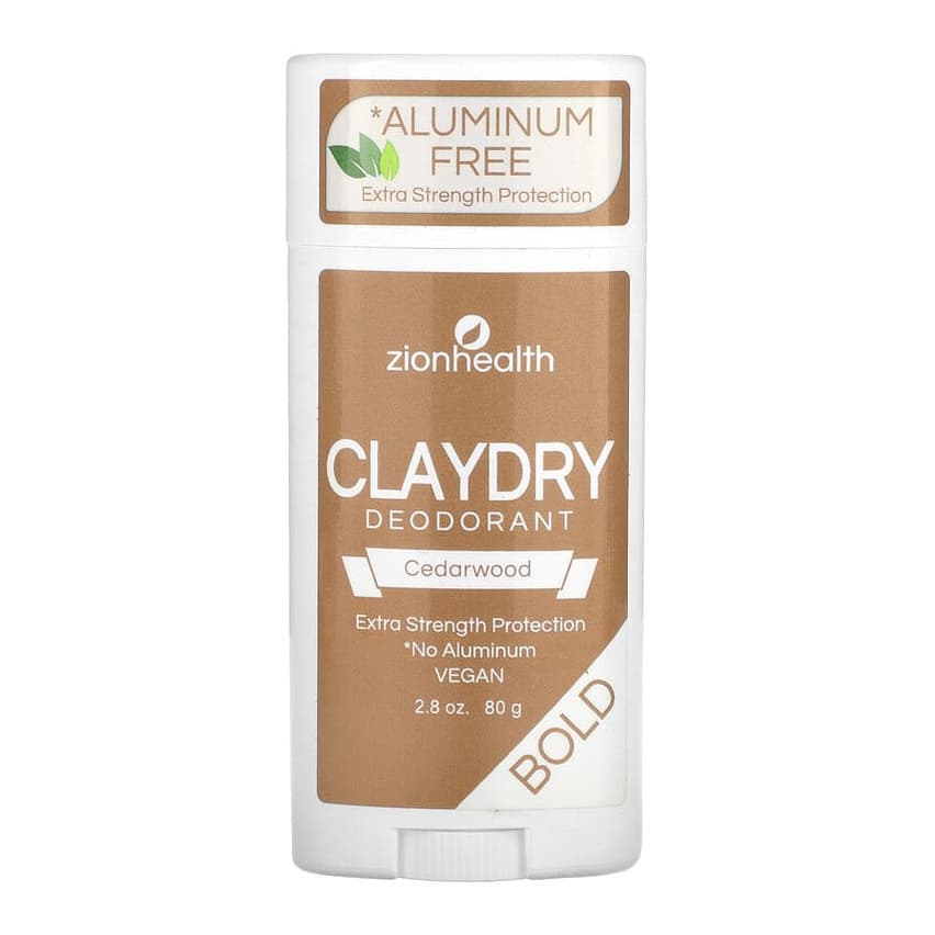 Bold, ClayDry Deodorant, Cedarwood