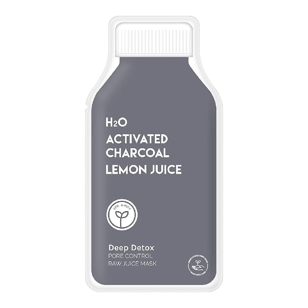 Deep Detox Pore Control Raw Juice Mask Activated Charcoal Lemon Juice