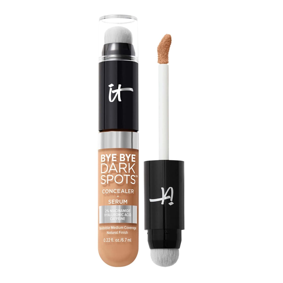 Bye Bye Dark Spots Concealer + Serum with Niacinamide & Hyaluronic Acid, Medium Cool 30