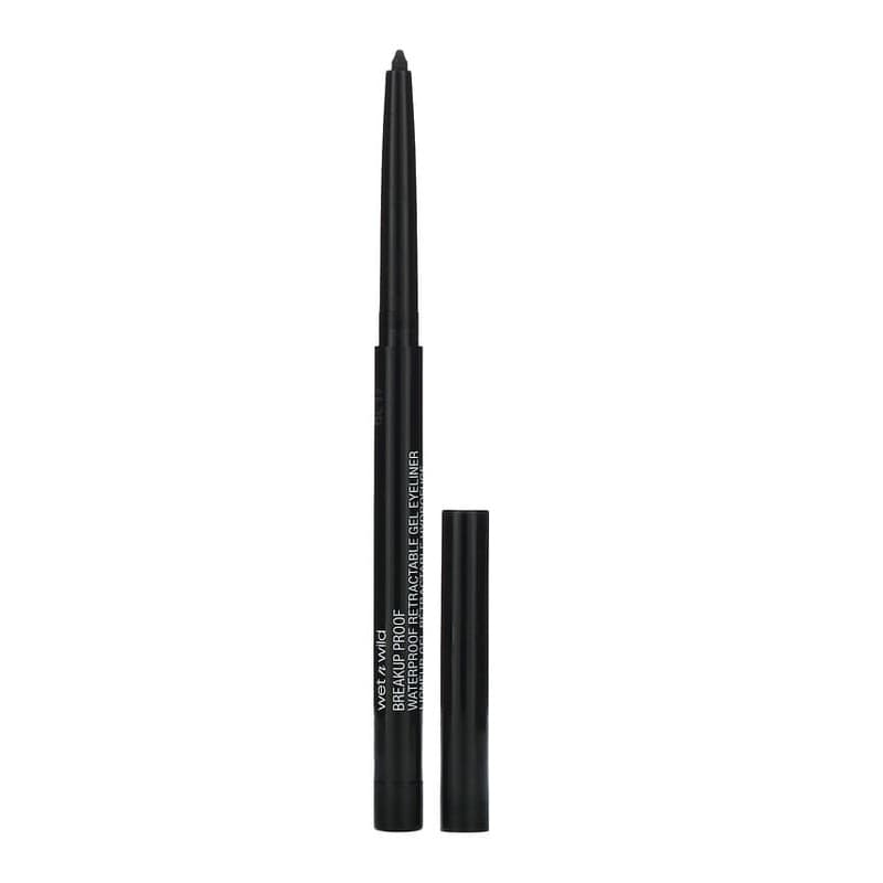 Breakup Proof, Waterproof Retractable Gel Eyeliner, Blackest Black