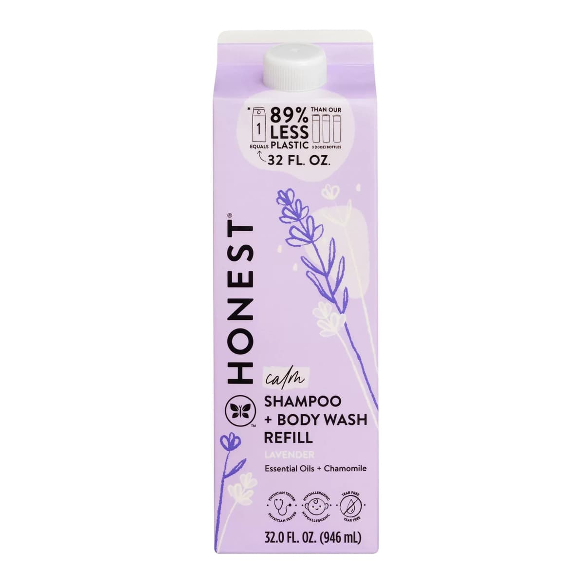 Calm Shampoo + Body Wash Refill, Lavender