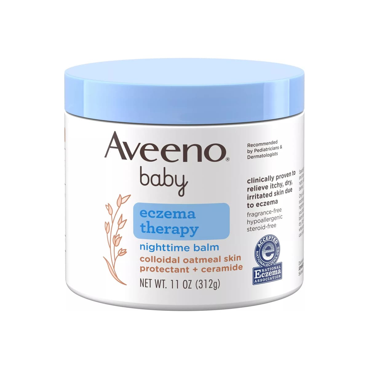 Baby Eczema Therapy Nighttime Moisturizing Balm, Soothes & Relieves Dry, Itchy Skin