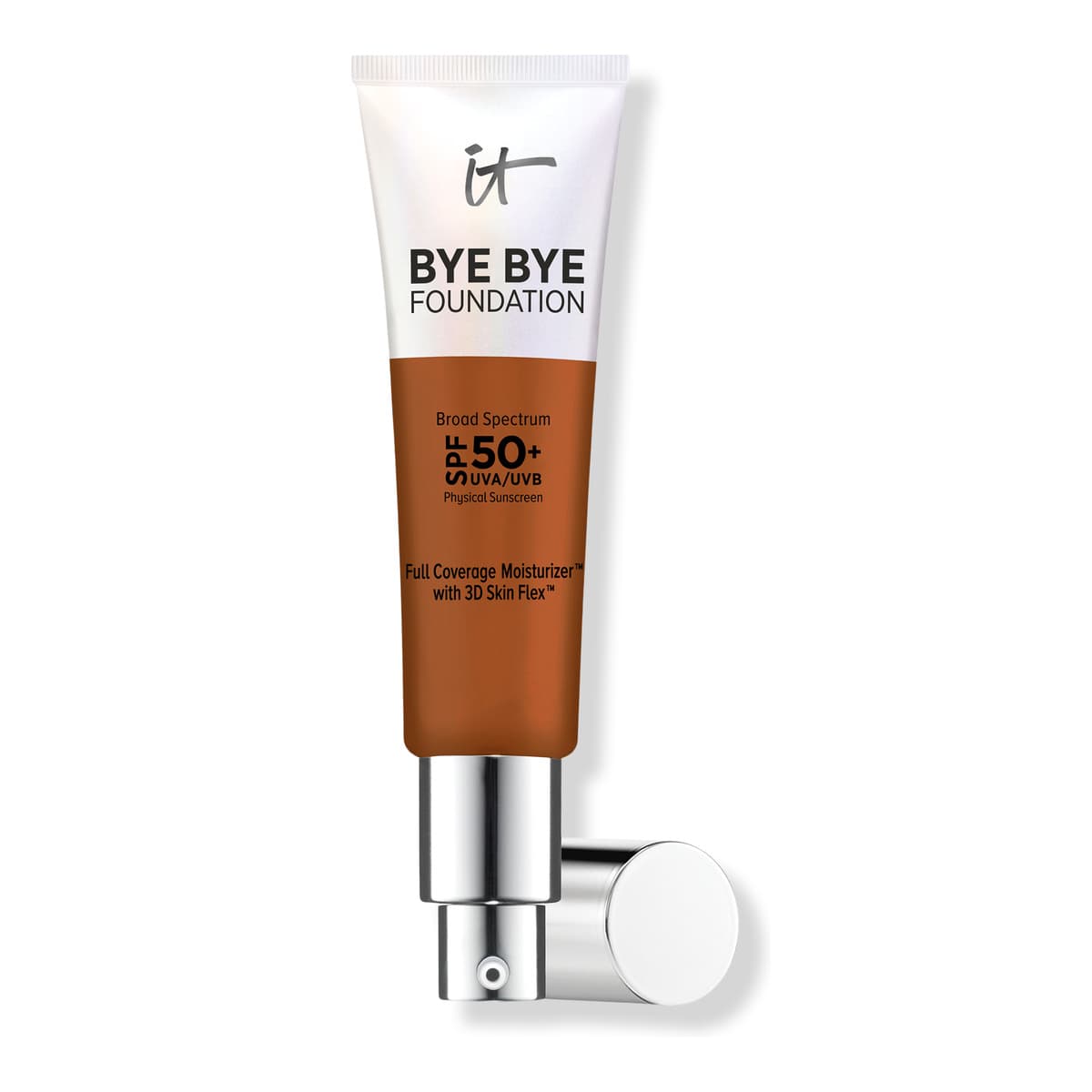 Bye Bye Foundation Full Coverage Moisturizer with SPF 50+, Rich Honey