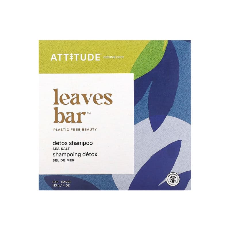 Leaves Bar, Detox Shampoo Bar, Sea Salt