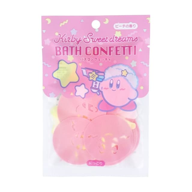 Kirby Sweet Dreams Bath Confetti, Peach