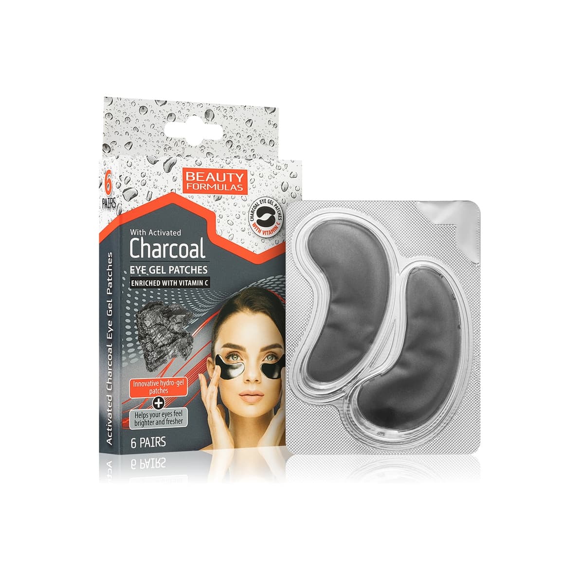 Activated Charcoal Hydrogel Eye Mask