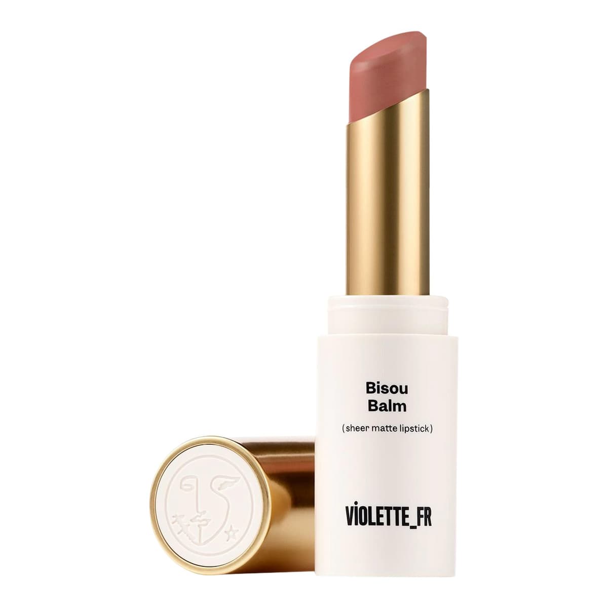 BISOU BALM Sheer Matte Lipstick, Calisson