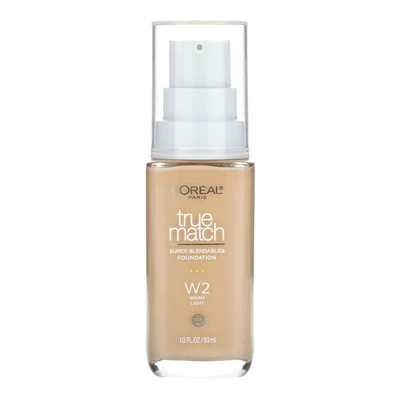 True Match, Super-Blendable Foundation, W2 Warm Light