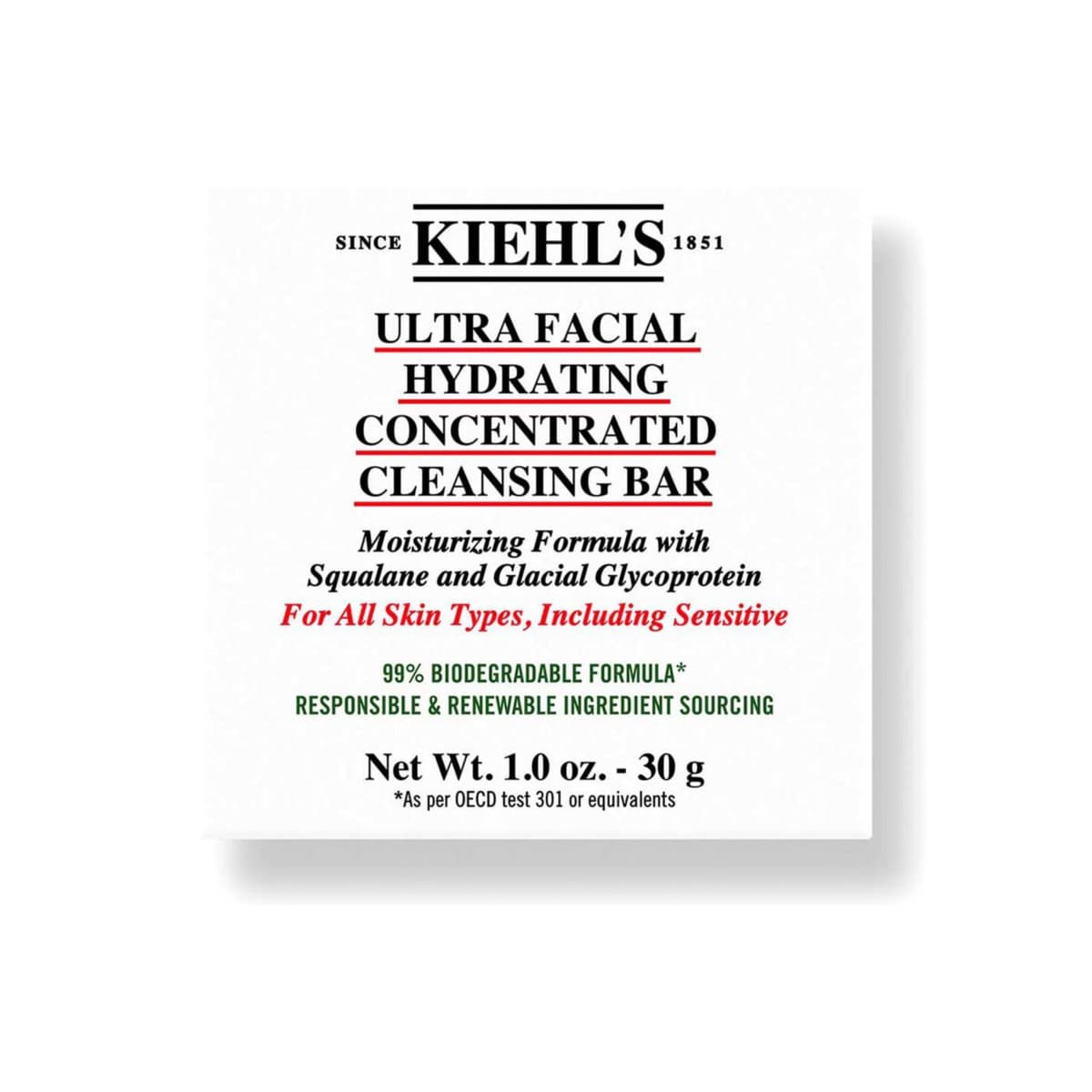 Ultra Facial Hydrating Concentrated Cleansing Bar