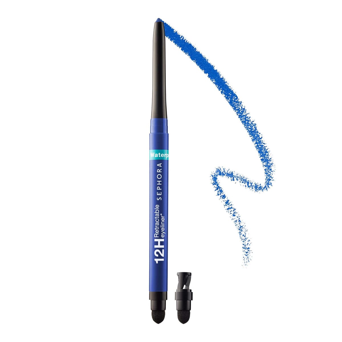 Waterproof 12HR Retractable Eyeliner Pencil, #28 Matte Cobalt Blue
