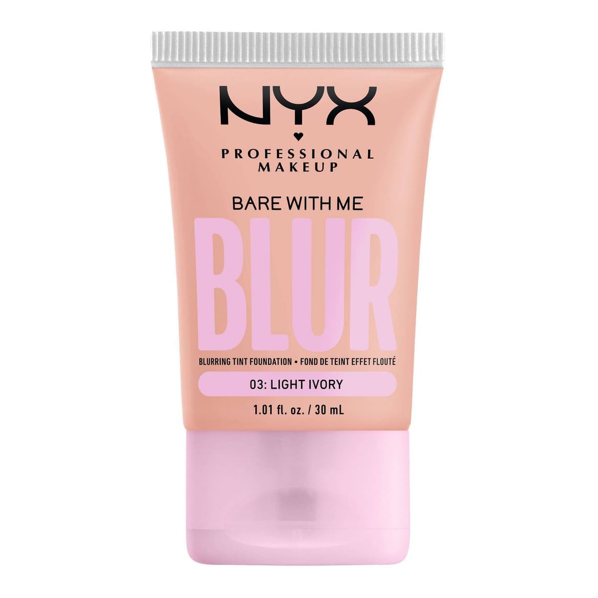 Bare With Me Blur Tint Soft Matte Foundation, #03 Light Ivory