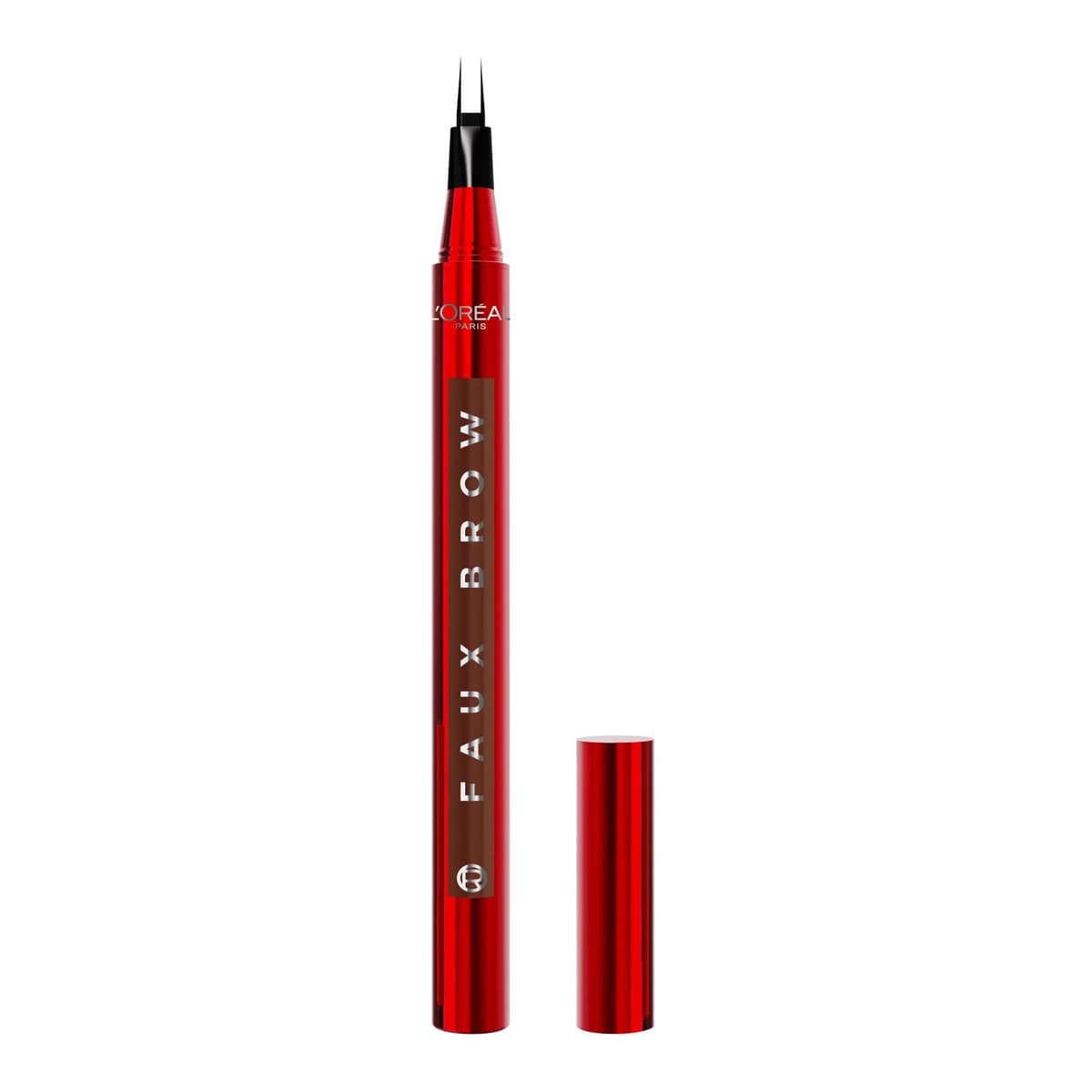 Faux Brow Eyebrow Tint Double Brush Brow Pen, Light Brunette