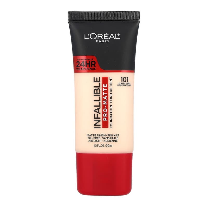 Infallible, Pro-Matte Foundation, #101 Classic Ivory