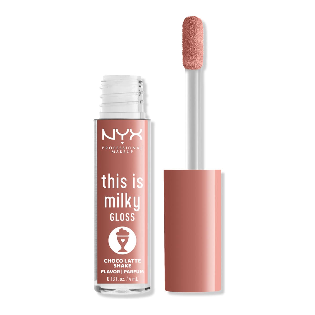 This is Milky Gloss Milkshakes Vegan Lip Gloss, Choco Latte Shake