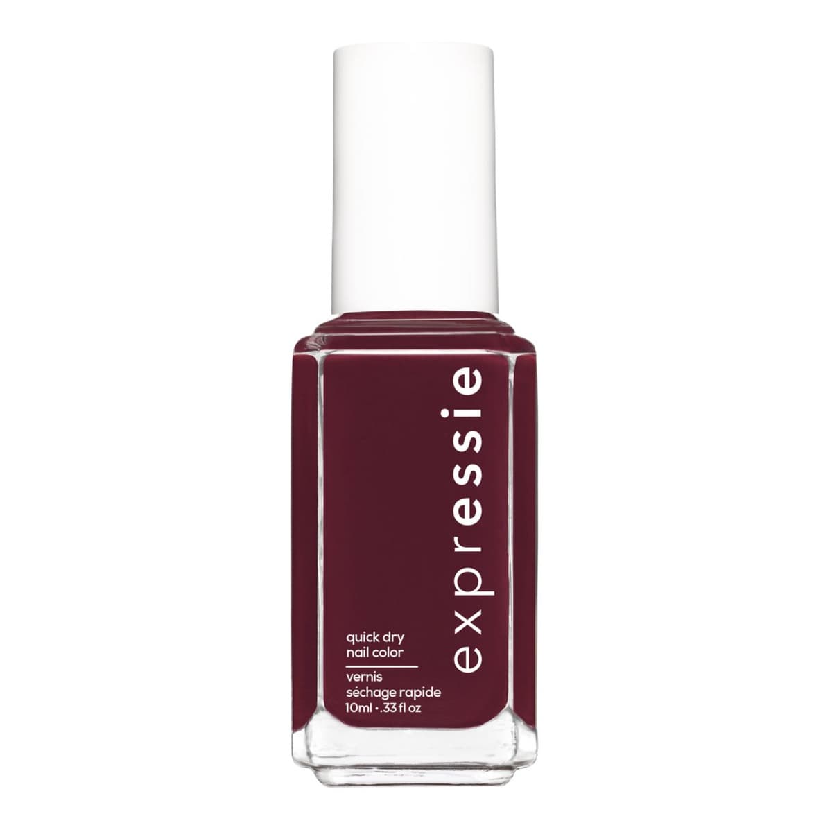 ExprEssie Quick Dry Formula, Purple Burgundy Nail Polish 290 Not So Low Key