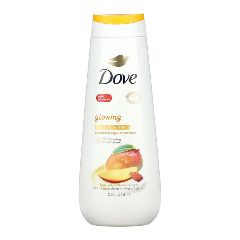 Glowing, Body Wash, Mango & Almond Butters