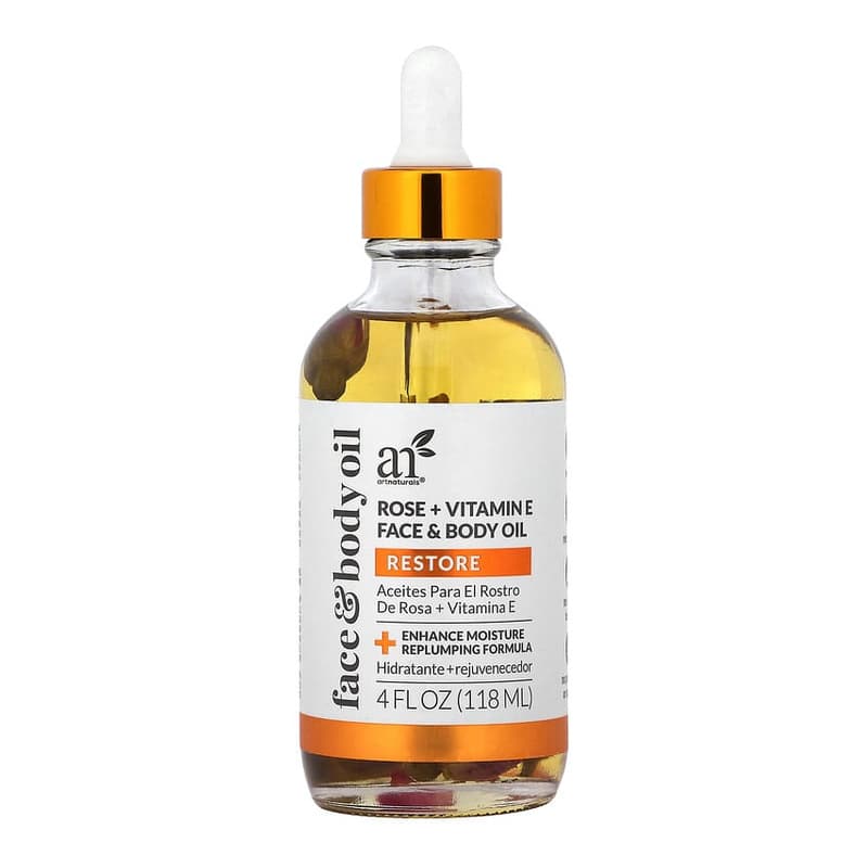 Face & Body Oil, Rose + Vitamin E