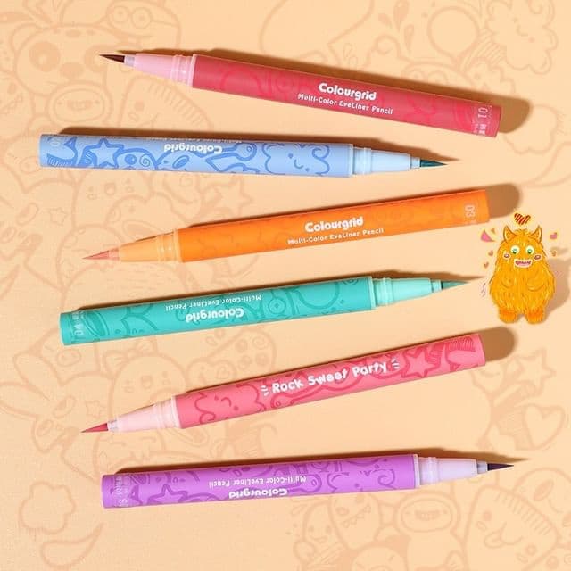 Multi-Color Eyeliner Pencil CUICU Little Monster Limited Edition, #02# Blue