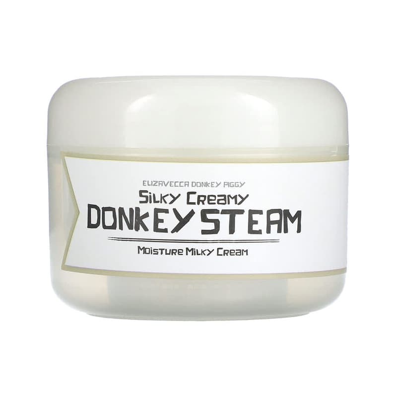 Donkey Piggy, Silky Creamy Donkey Steam, Moisture Milky Cream
