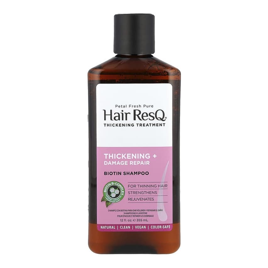Hair ResQ®, Biotin Shampoo, Thickening + Damage Repair