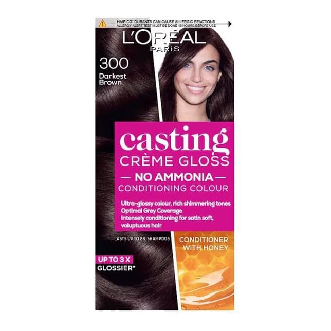 Casting Creme 300 Darkest Brown Semi Permanent Hair Dye