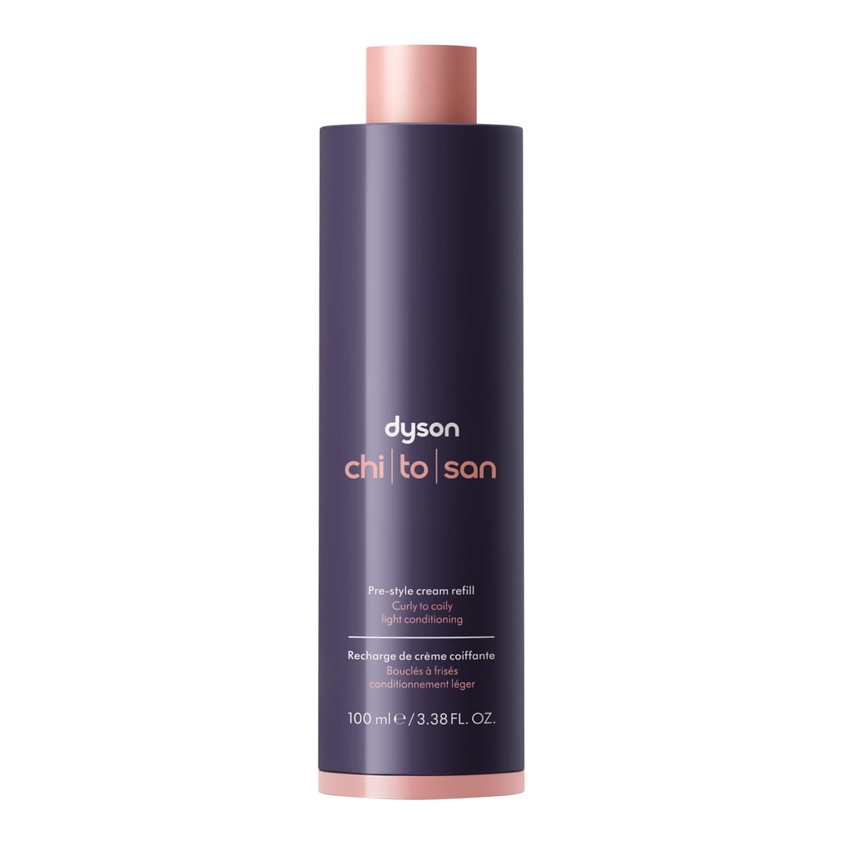 Chitosan Pre-Styling Hair Cream for Flexible Hold, Curly to Coily Hair, Light Conditioning Refill