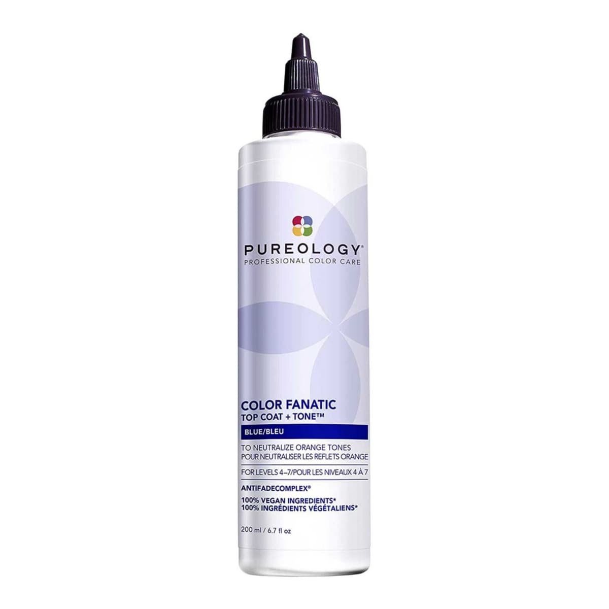 Color Fanatic Top Coat + Tone Blue Color Glaze Toner