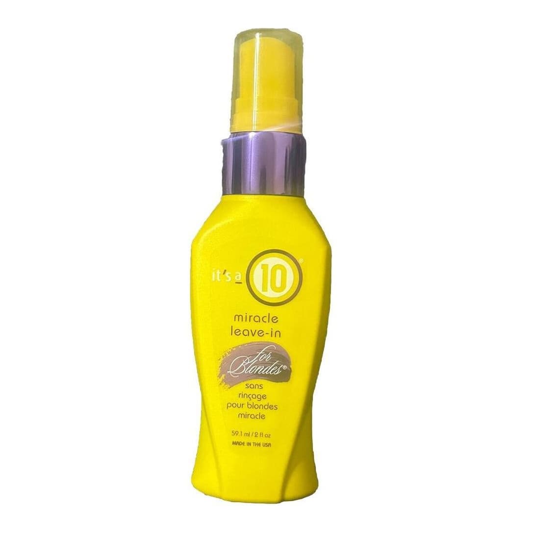 Its A 10 Unisex De-Frizzes Detangles Restores Moisture Miracle Leave In Product For Blondes