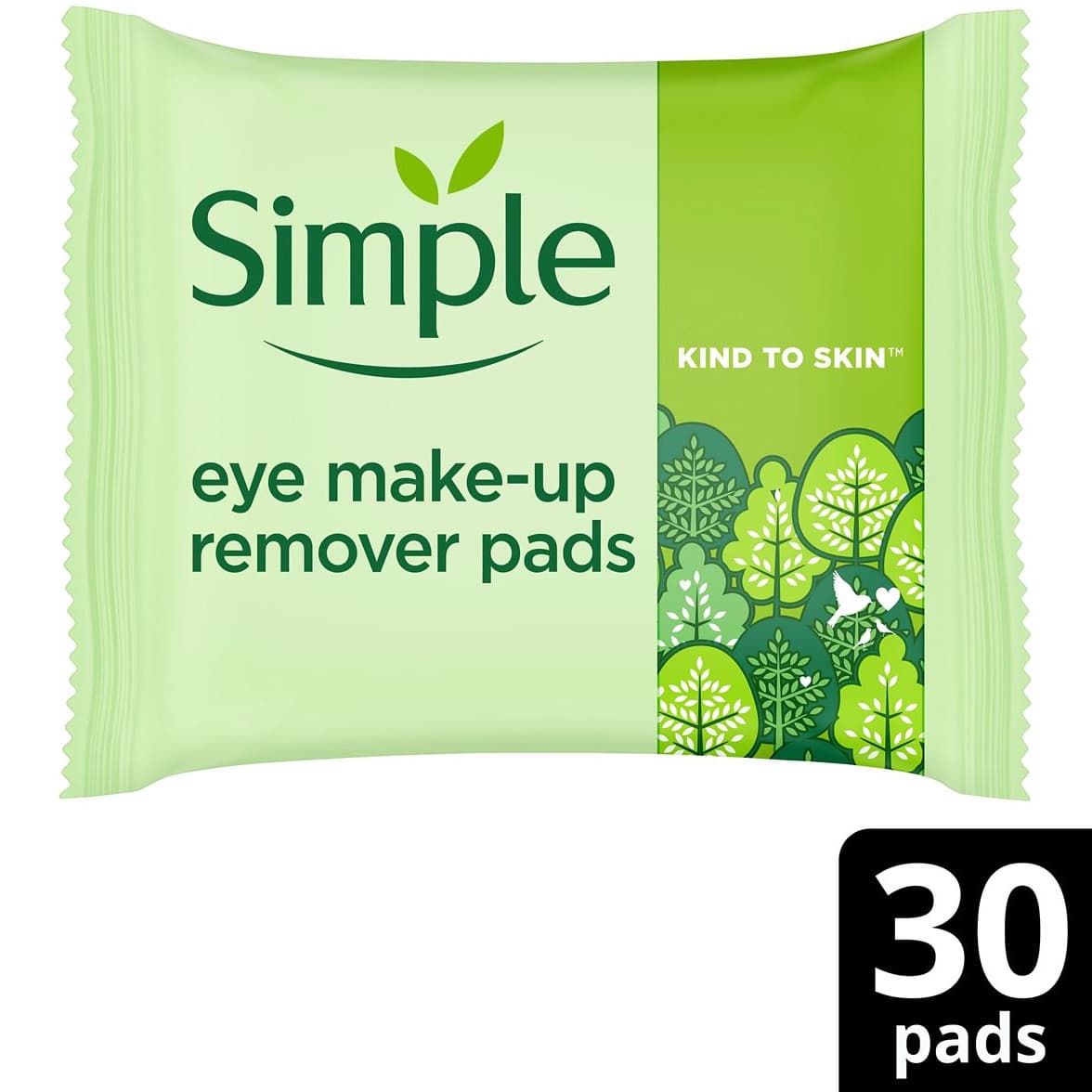 Kind to Skin Eye Make-Up Remover Pads 30 pc