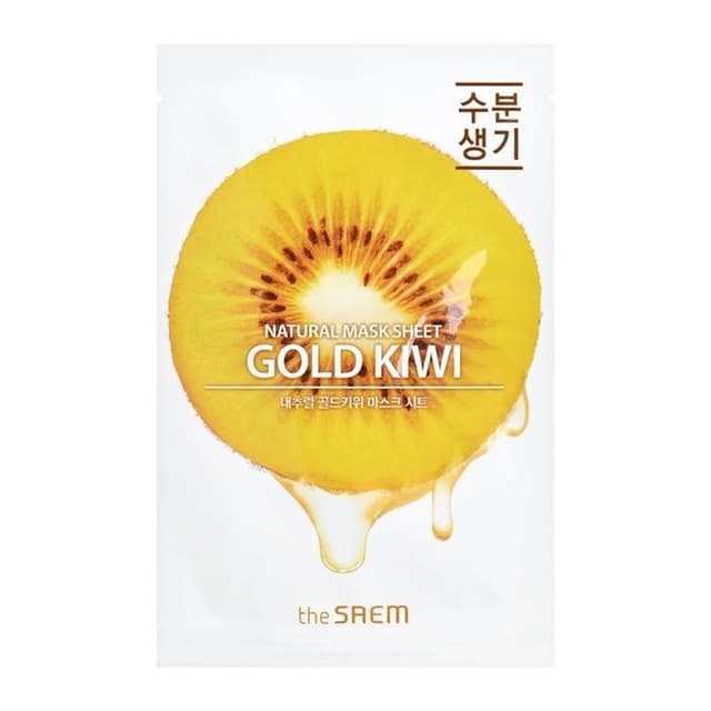 Natural Mask Sheet, #17 Gold Kiwi