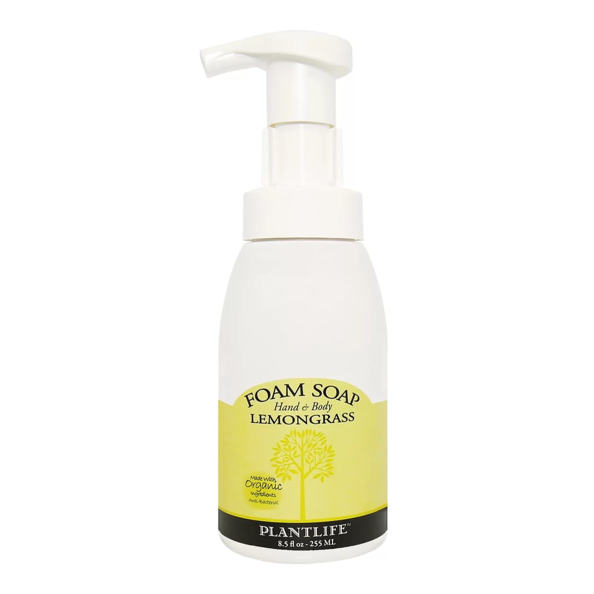 Lemongrass Foam Soap – Gentle, Moisturizing, Plant-Based for All Skin Types – Hand & Body Wash, Shaving, Kids’ Foaming Fun –