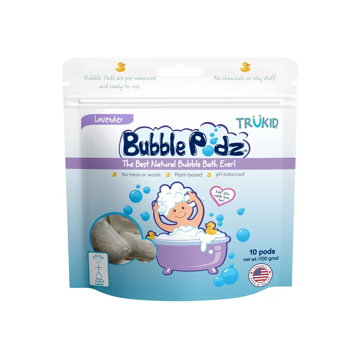 Bubble Podz Bubble Bath Lavender (10 Count)