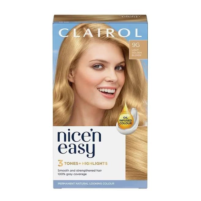 Clairol Nice'n Easy Hair Dye Light Golden Blonde