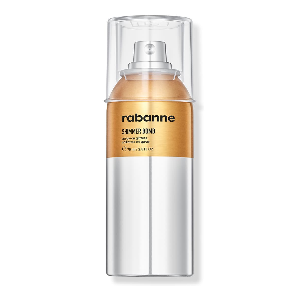 Shimmer Bomb Face and Body Glitter Spray, Bronze Dore