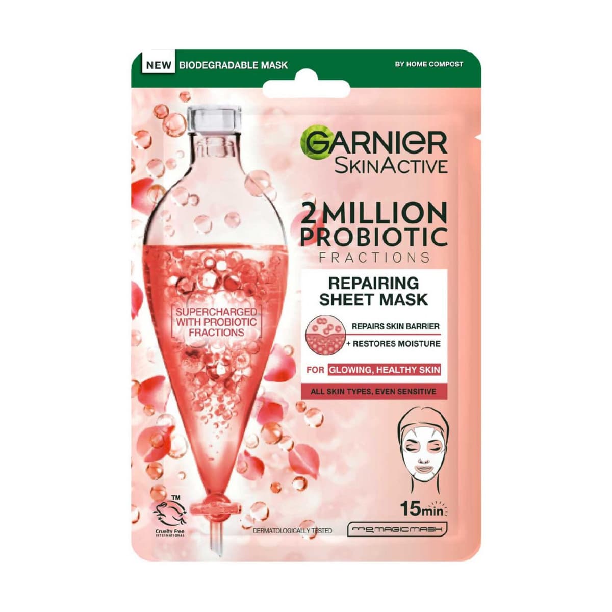 2 Million Probiotic Fractions Repairing Face Sheet Mask