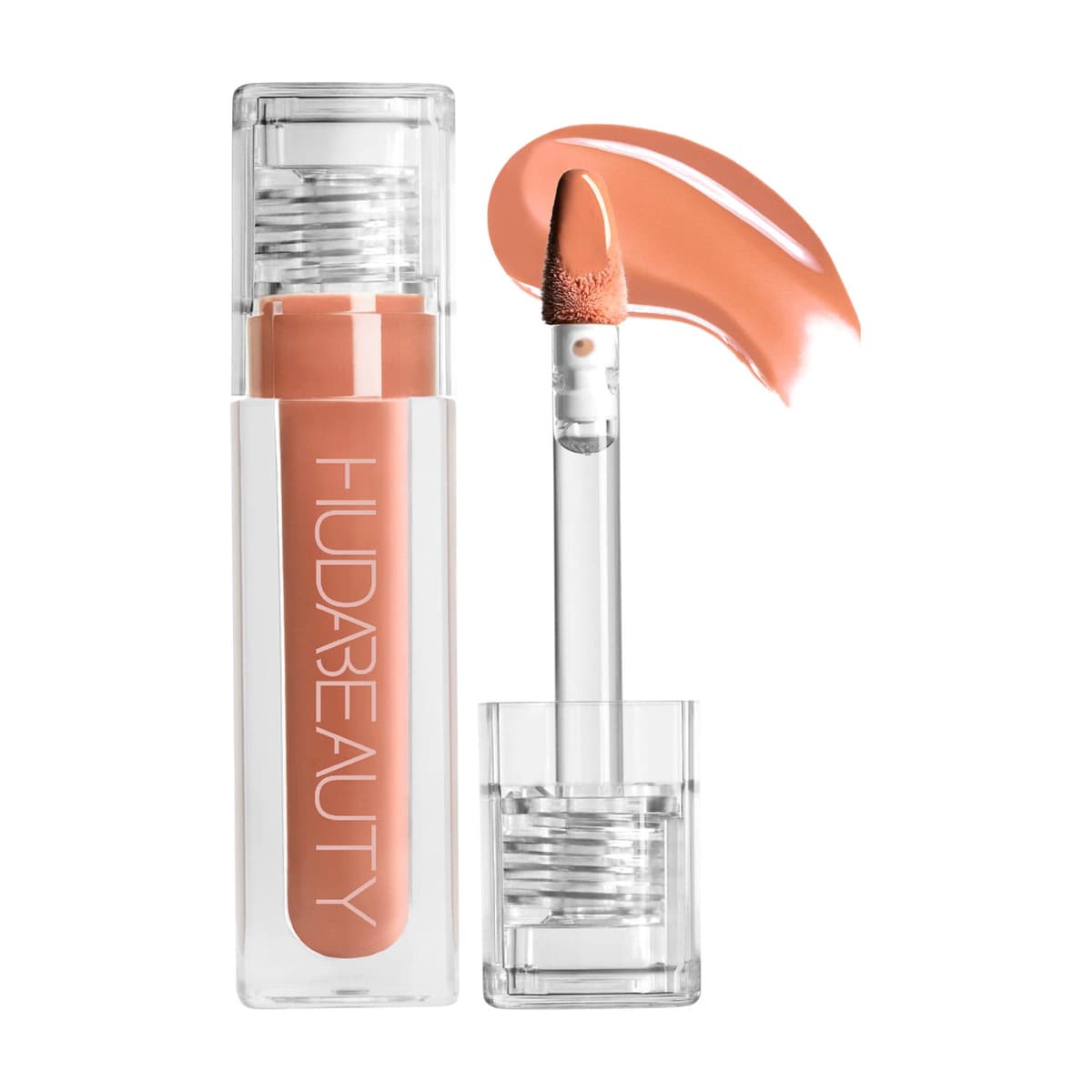 Faux Filler Shiny Non-Sticky Lip Gloss, Honey
