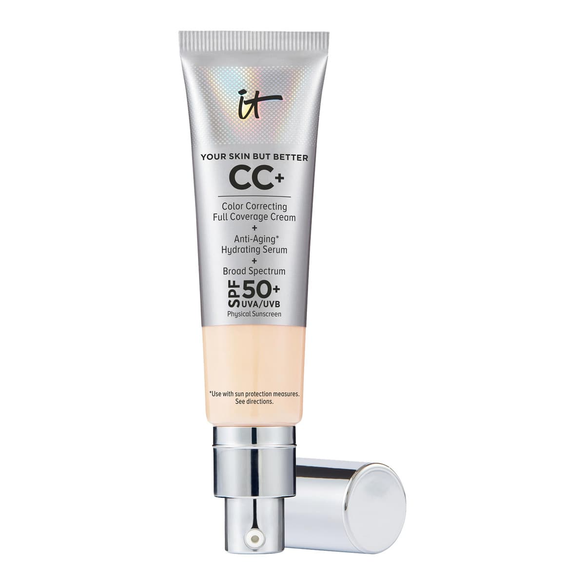 CC+ Cream Full Coverage Color Correcting Foundation with SPF 50+, Fair Light