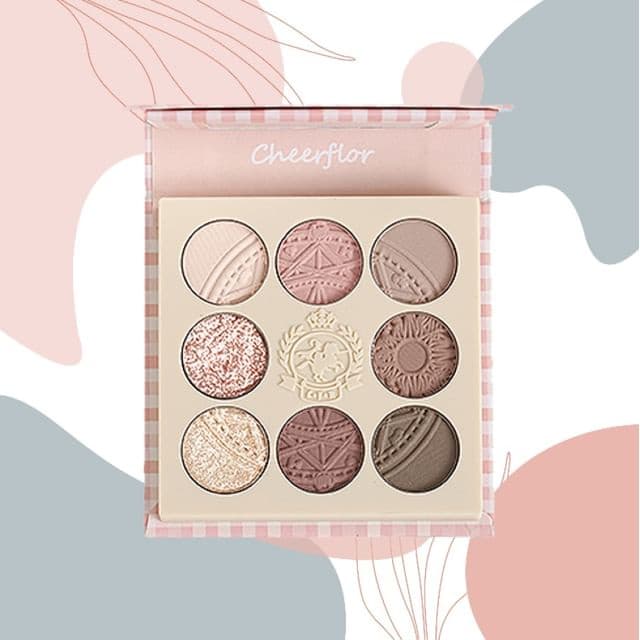 Farley Garden Magic Circle Embossed Eyeshadow, CFR968 Morandi Pink