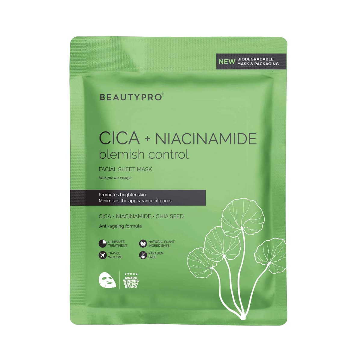Cica and Niacinamide Face Mask