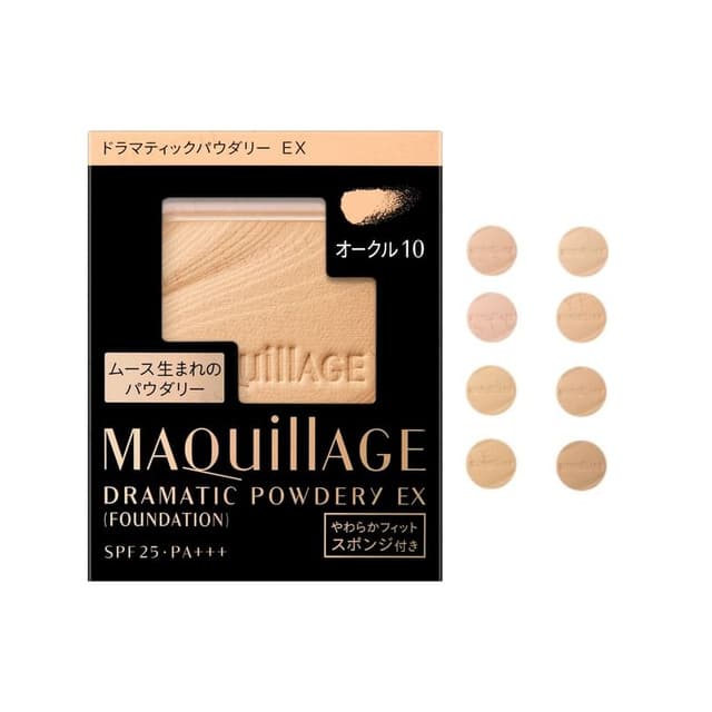 Maquillage Dramatic Powdery EX Foundation SPF 25 PA+++, Beige Ocher 10