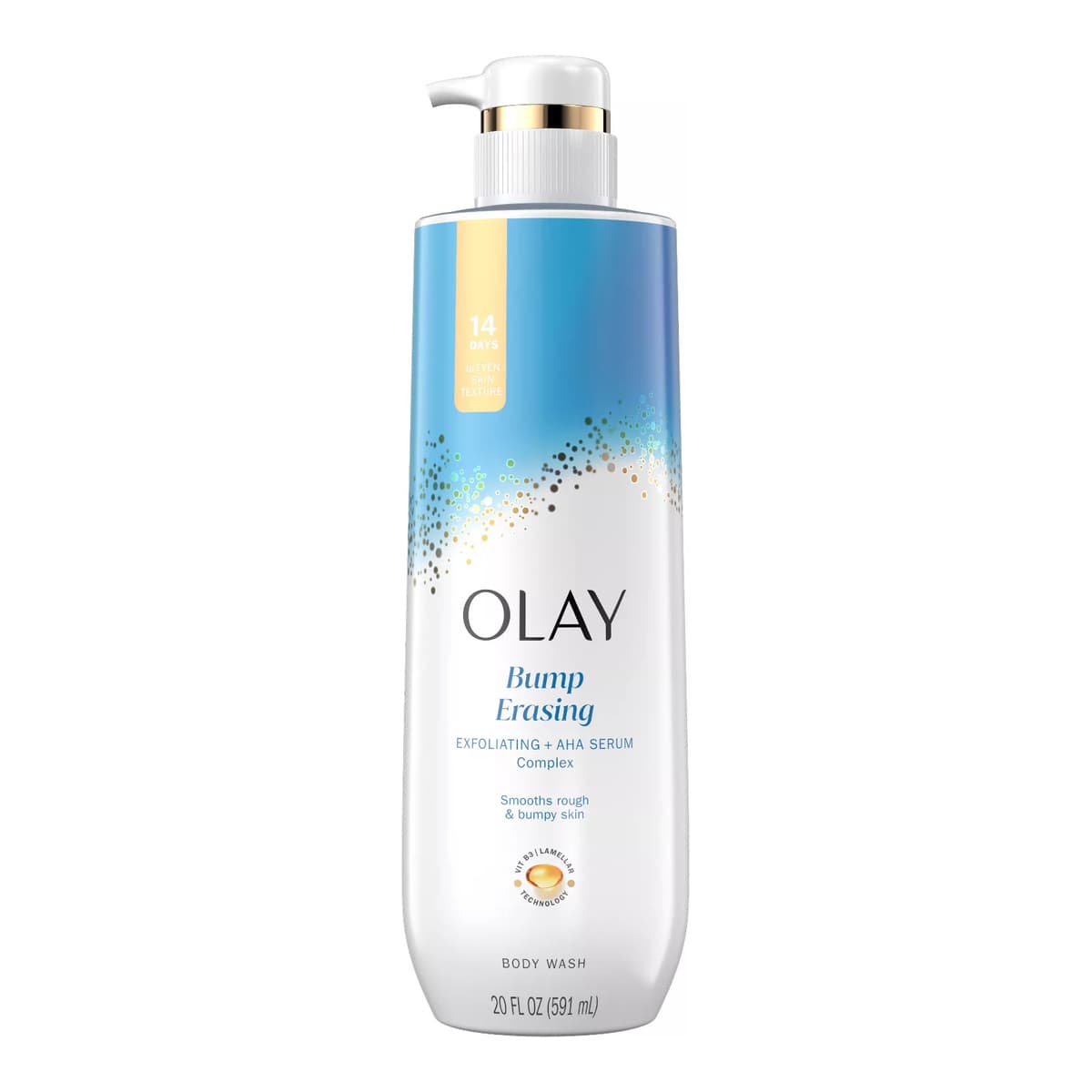 Premium Bump Erasing Exfoliating Body Wash with AHA Serum Complex