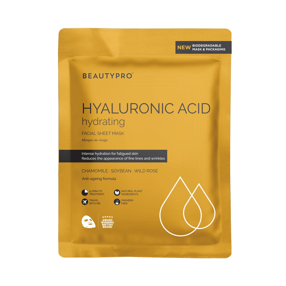 Hyaluronic Acid Hydrating Facial Sheet Mask