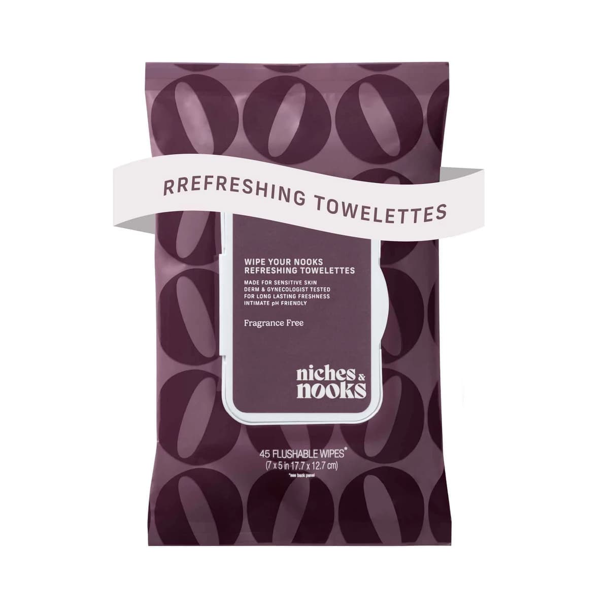 Wipe Your Nooks Refreshing Towelettes - Fragrance-Free