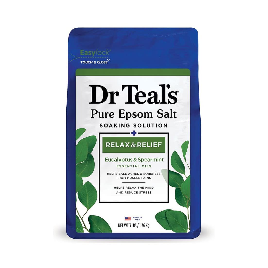 Pure Epsom Salt Soaking Solution Eucalyptus & Spearmint