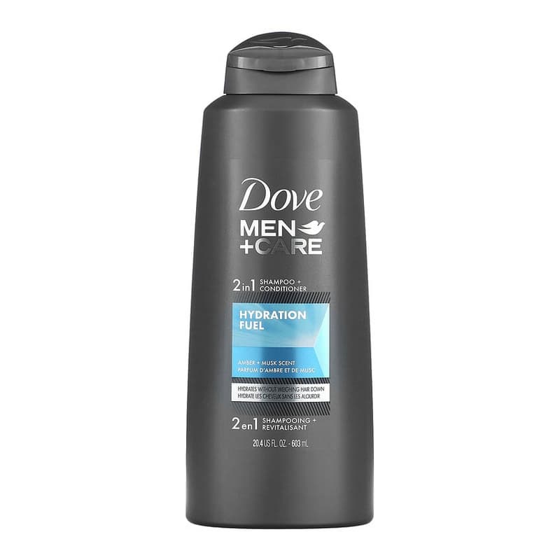 Men+Care, 2 in 1 Shampoo + Conditioner, Hydration Fuel, Amber + Musk