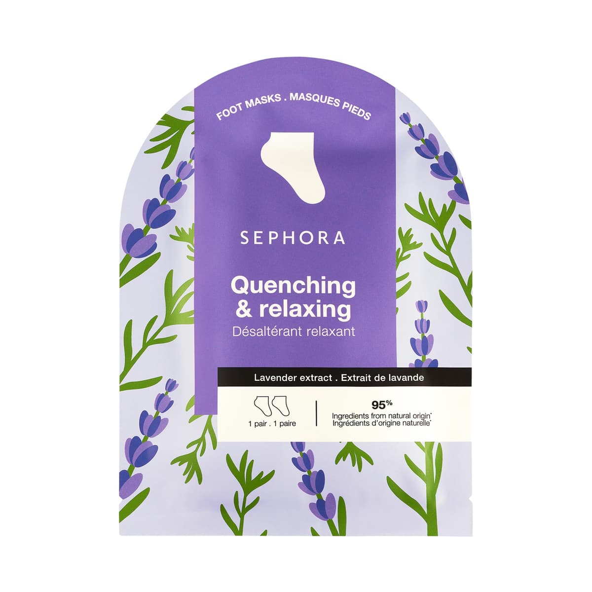 Nourishing Foot Mask in Coconut + Lavender, Lavender